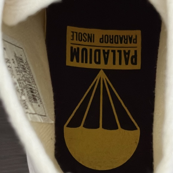 Palladium Pampa Hi Originale High Top Boot White  Mens 7.5 Women’s 9 - Picture 12 of 15